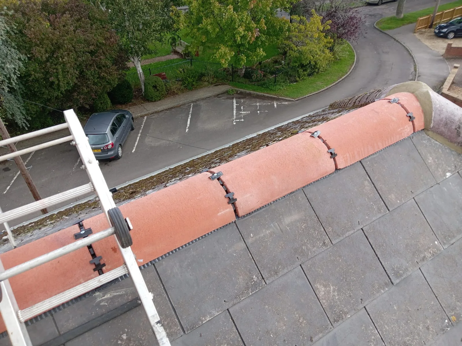 Rainwater gutter and roofline detailing