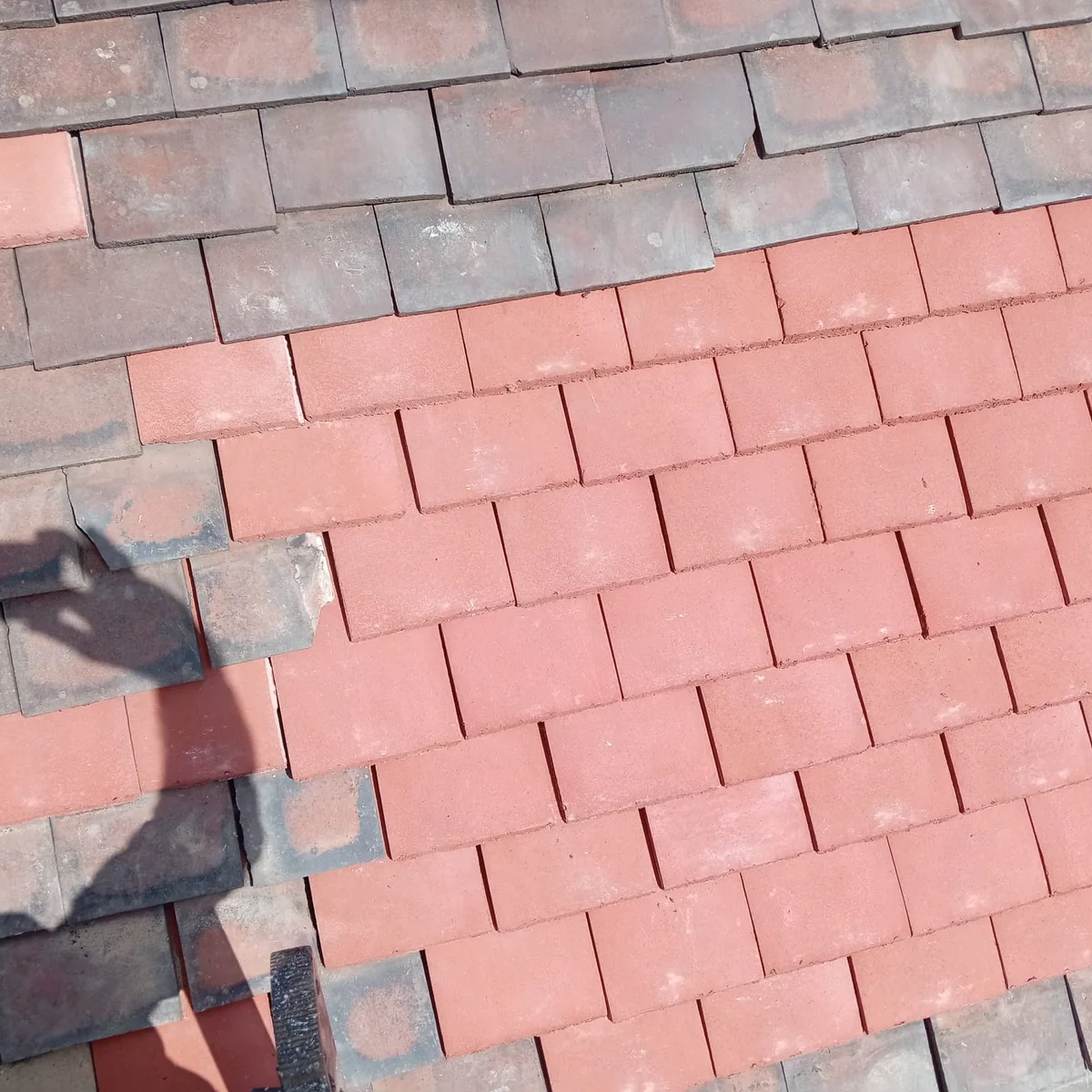 Roof tiling detail